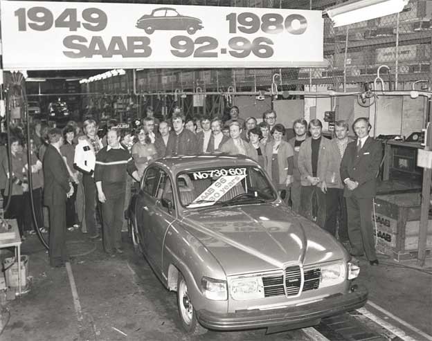 The Last one Saab 96 at Valmet automotive