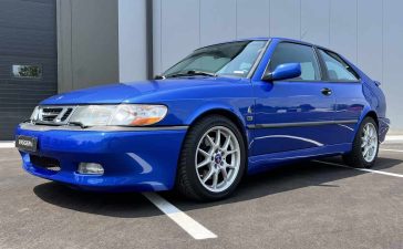 1999 Saab 9-3 Viggen in Lightning Blue Metallic – a rare and highly sought-after model known for its unique performance and history.