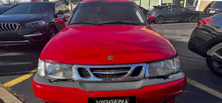 This 2002 Saab 9-3 Viggen in Laser Red is a rare, well-maintained example of Saab’s high-performance turbocharged icon.