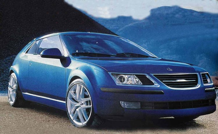 The Saab 9-1 concept—a vision of a true Swedish hot hatch that never made it to production. Instead, Saab enthusiasts had to settle for the rebadged 9-2X, a missed opportunity that still sparks debate today