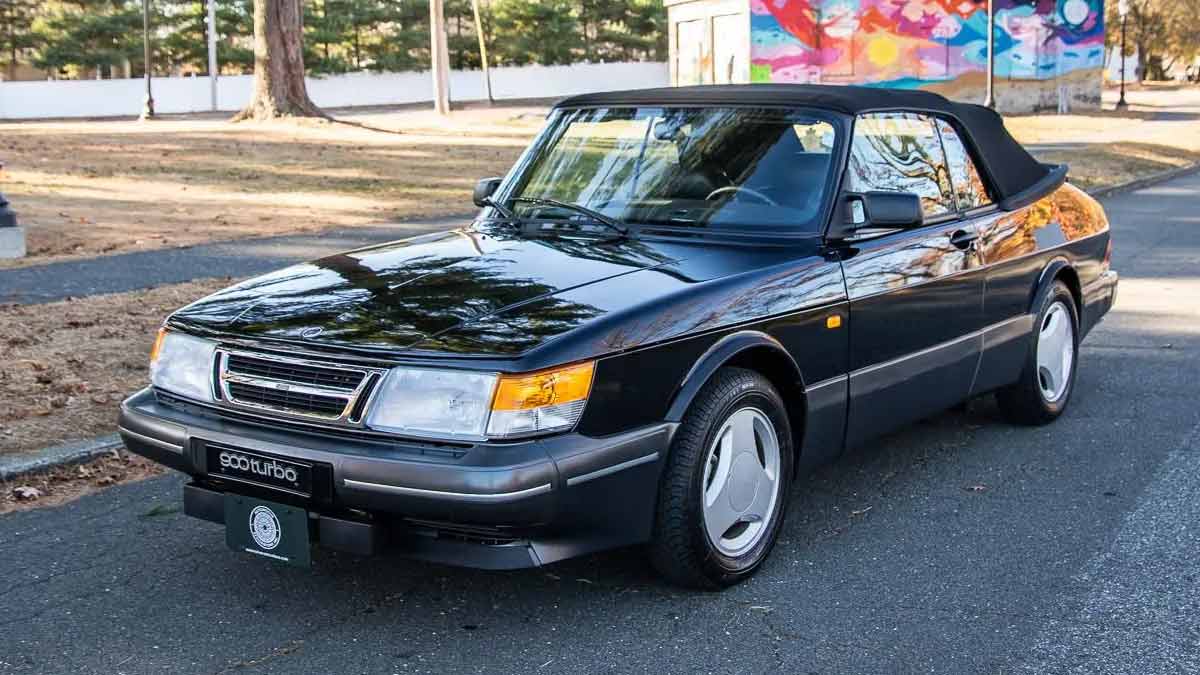 A timeless masterpiece: The 1988 Saab 900 Turbo Convertible Springtime in Sweden Edition, preserved in showroom condition with just 78 miles.