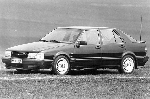 A Heuschmid tuned Saab 9000. Just loving the body kit and rims