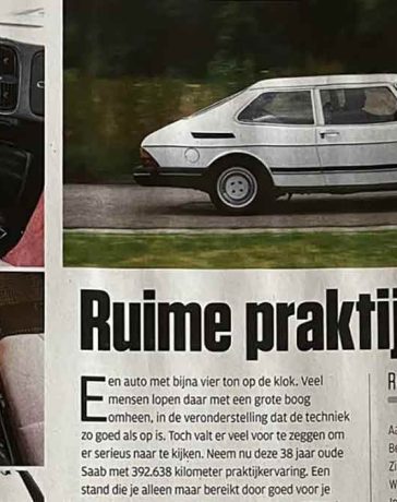 A 1986 Saab 900i with nearly 400,000 kilometers still delivers reliability and classic charm. This white model, featured in AutoWeek Classics, highlights the enduring appeal and robust engineering that define Saab’s legacy.