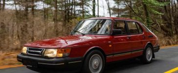 This Cherry Red 1992 Saab 900i, a European import with 136k miles, combines timeless design and practicality for a new generation of enthusiasts.