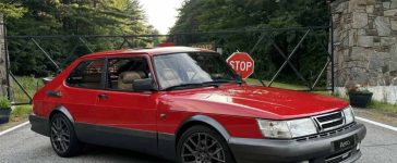 This iconic 1990 Saab 900 Turbo SPG, a favorite among Saab enthusiasts, combines Talladega Red charm with a powerhouse turbocharged engine and precision handling upgrades.