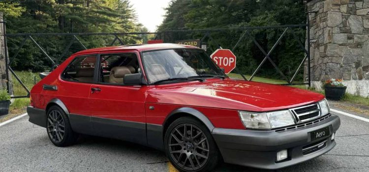 This iconic 1990 Saab 900 Turbo SPG, a favorite among Saab enthusiasts, combines Talladega Red charm with a powerhouse turbocharged engine and precision handling upgrades.