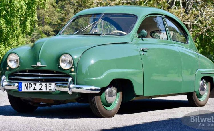 Meticulously restored 1951 SAAB 92 De Luxe—A rare classic ready for auction