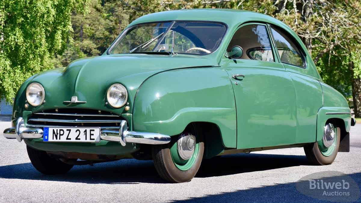 Meticulously restored 1951 SAAB 92 De Luxe—A rare classic ready for auction