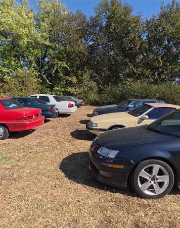 A rare sight: A teenager choosing a Saab 9-3 Aero Convertible over a Maserati and Crown Victoria. Could this be the start of a new Saab enthusiast?