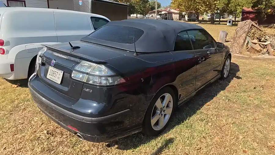 Nick's first ride: The 2007 Saab 9-3 Aero Convertible, a turbocharged Swedish icon that edged out a Maserati and a Crown Victoria in a 16-year-old’s ultimate garage pick.