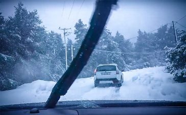 Saab 9-3x winter test drive