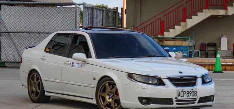 A pristine 2006 Saab 9-5 Aero, meticulously maintained and heavily upgraded for unparalleled performance and luxury, available for sale in Taipei, Taiwan.