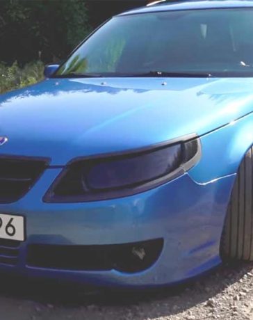 Adam's Unique Saab 9-5 Kombi with 600hp... Is 300km/h possible??