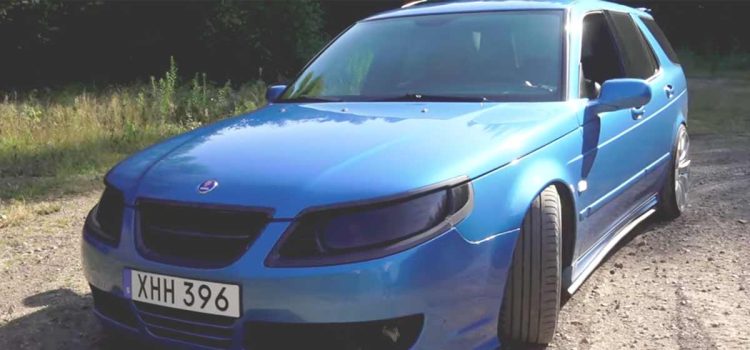 Adam's Unique Saab 9-5 Kombi with 600hp... Is 300km/h possible??