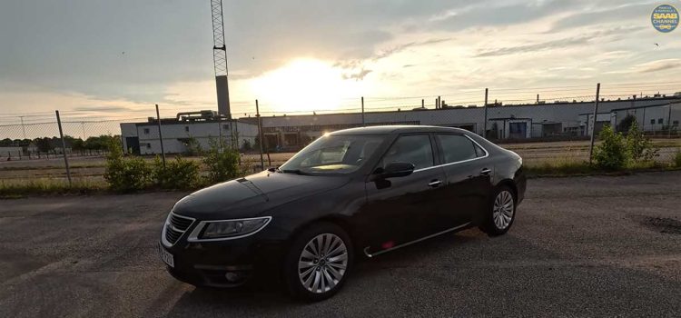 The sleek and sophisticated Saab 9-5 NG in Jet Black Metallic, featured by Marcus in his detailed review on "Marcus & Manuela’s Saab Channel."