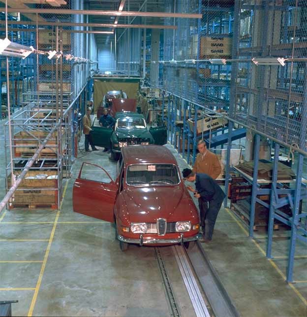 Saab 96 at Uusikapinki plant