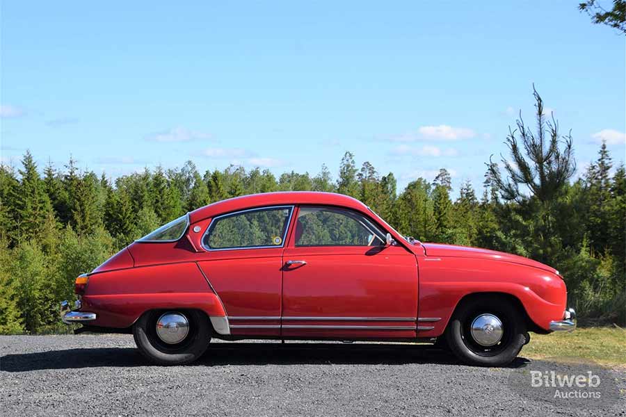 Unlike many restored examples, this 1966 Saab 96 Monte Carlo 850 remains in untouched original condition, showcasing its authentic charm and legacy.