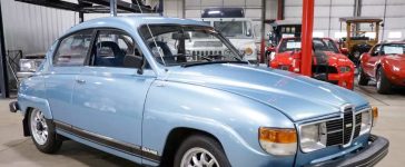 Impeccably preserved 1980 Saab 96 GL Jubileum: One of only 300 Scandinavian-market editions produced, now available at a premium.