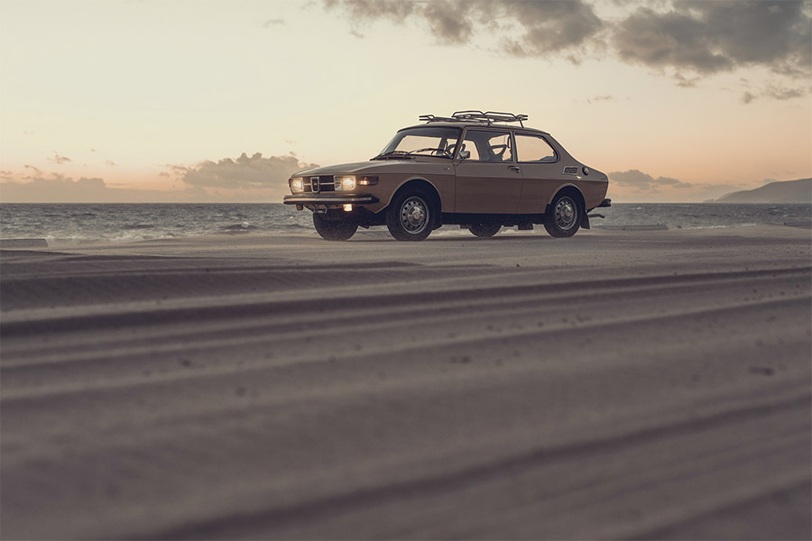 Saab & Waves - Photo by Aaron Brimhall