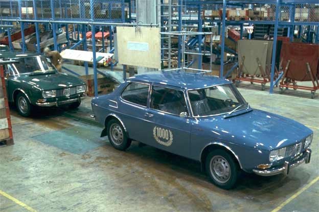  Saab 99 rolled off the assembly line.