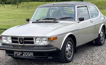 A beautifully restored 1977 Saab 99 EMS, meticulously maintained by Malcolm Espin, now available for sale with a fully rebuilt engine and rare original accessories