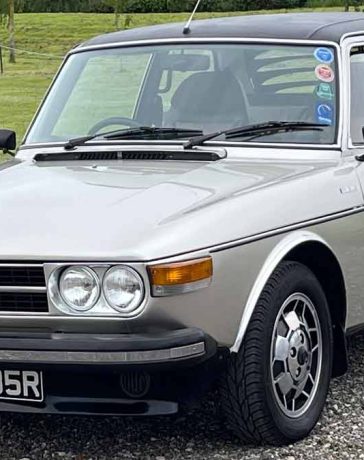 A beautifully restored 1977 Saab 99 EMS, meticulously maintained by Malcolm Espin, now available for sale with a fully rebuilt engine and rare original accessories