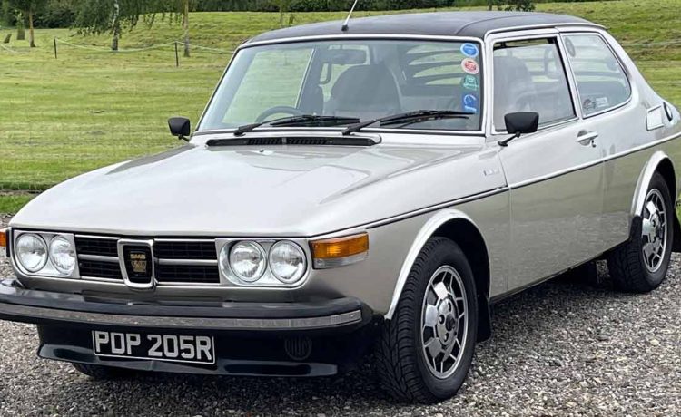 A beautifully restored 1977 Saab 99 EMS, meticulously maintained by Malcolm Espin, now available for sale with a fully rebuilt engine and rare original accessories