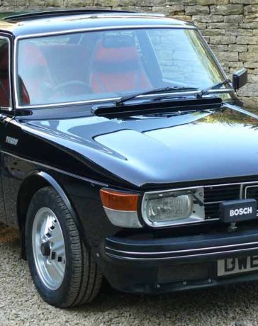 A timeless beauty: Graham Turner presents the meticulously restored Saab 99 Turbo, DWB 710V, a rare gem with an exceptional history and remarkable performance capabilities