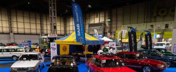 Saab cars at NEC Classic Motor Show 2024