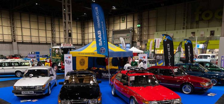 Saab cars at NEC Classic Motor Show 2024