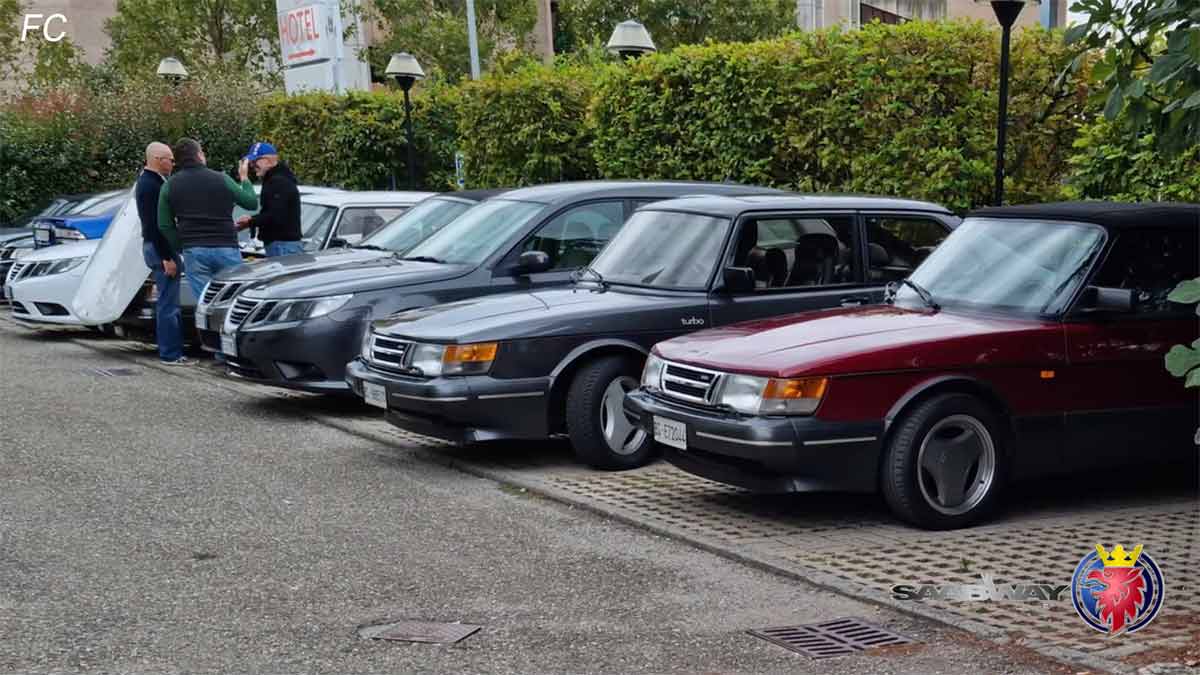 19th national gathering of Saab brand lovers in Italy