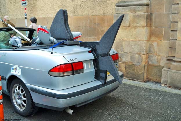 shark saab convertible