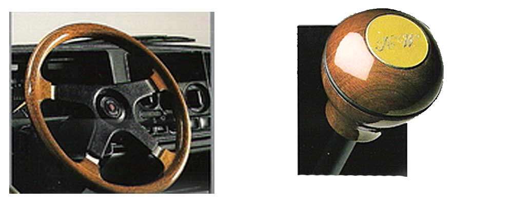 Craftsmanship at Its Best: The Special Wooden Steering Wheel and Gear Shift Knob