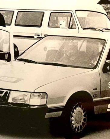 The Saab 9000i was not as new as the cars from the "The Long Run" project, but it still passed the entire high-speed endurance test without technical difficulties.