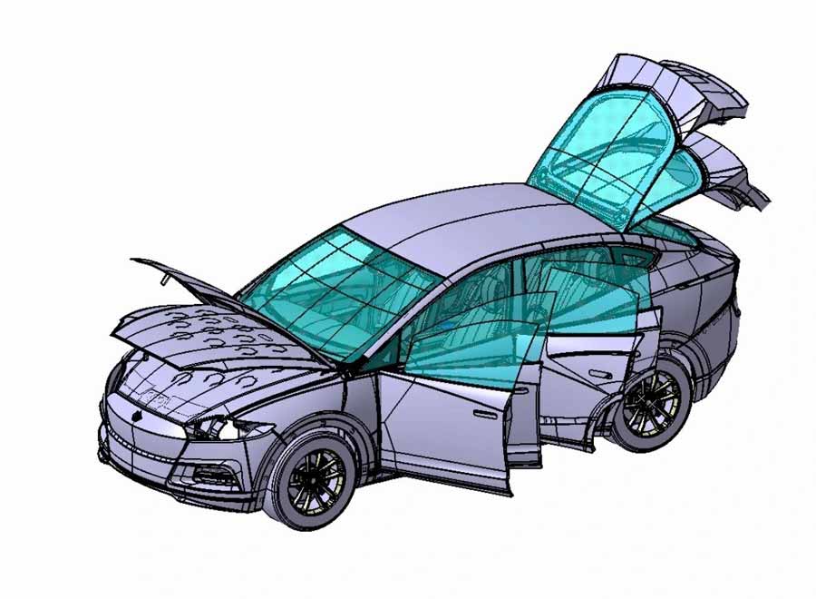 Sketch of the New EV Electra SUV: Featuring a 600km Range, Advanced Specifications, and a Starting Price of $30,000