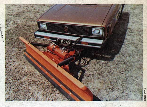 VW Golf MK1 Snow-Way Plow