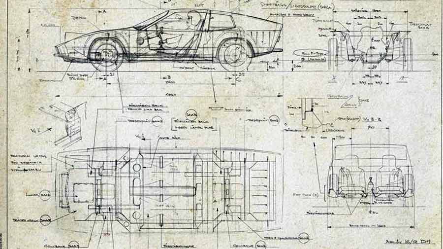 The proposal from ASJ and the design team behind Sonett II and III, led by chief designer Björn Andreasson, with Bert Grahn and Douglas Hollendorf, brought forth the exciting new concept for the Saab Sonett IV.