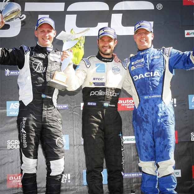 STCC podium for Saab 9-3 at Falkenberg