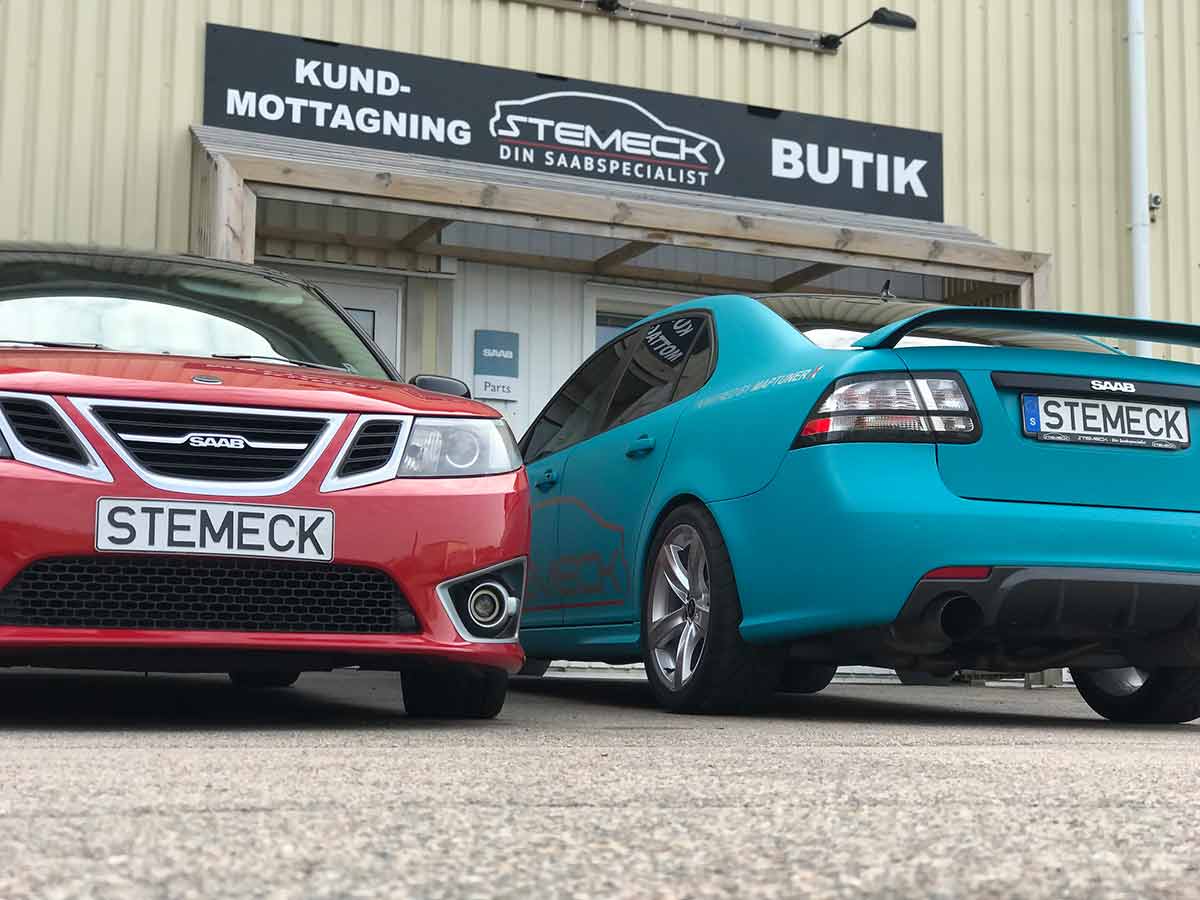 Stemeck's Saab specialists working to secure parts and preserve Saab vehicles, led by Stefan Molin, the driving force behind Saab's spare parts revival.