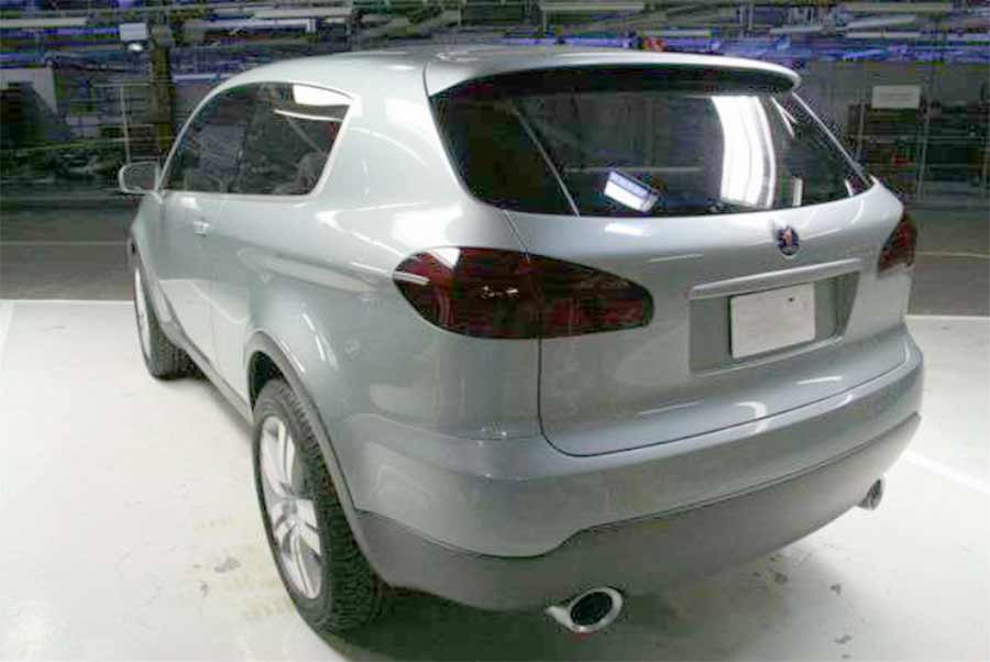 the 3-door version Saab 9-6x