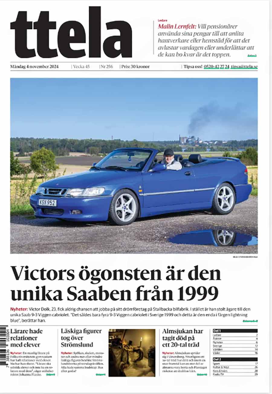 The Rare 1999 Saab 9-3 Viggen Convertible: A Young Enthusiast’s Tribute to Swedish Engineering