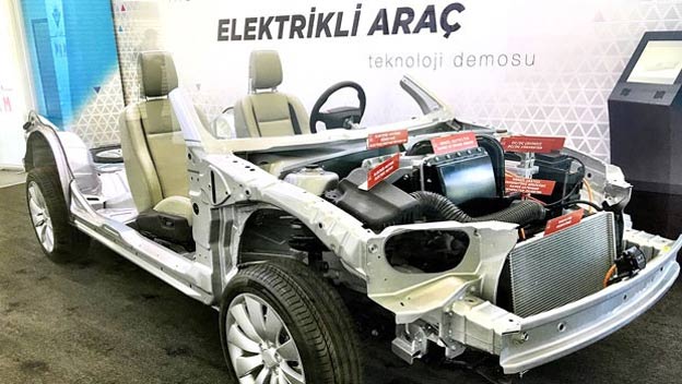 Turkish domestic car based on Saab 9-3 EV